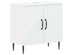 Vidaxl Armário Para Pia De Banheiro Haarlem Branco 59,5 X 31,5 X 59 Cm