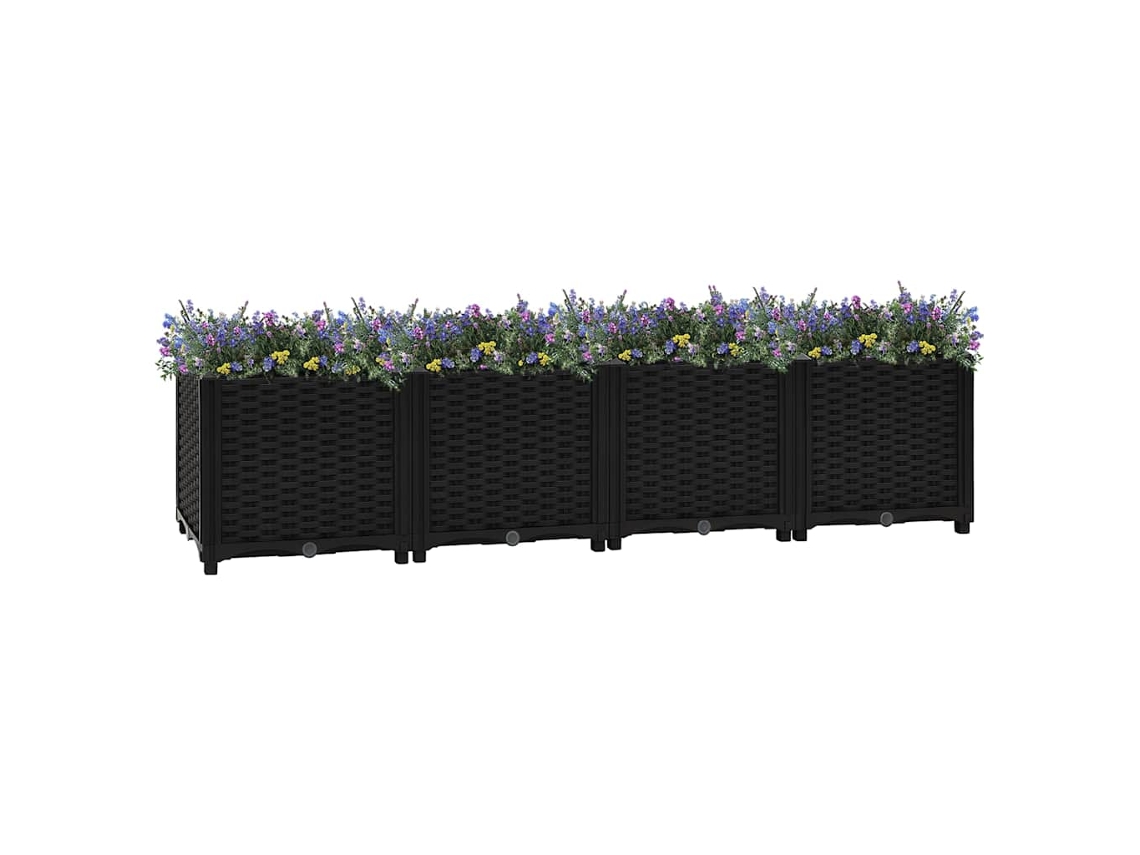 Vidaxl Canteiro Elevado 160x40x38 Cm Polipropileno