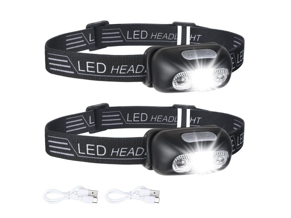 Lanterna Frontal Led com Sensor de Movimento 2 unidades S/MARCA