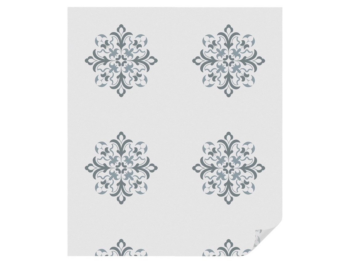 Vitrais Ornamento Clássico Para O Escritório Espelharte (100x116 Cm)