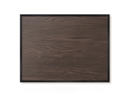 Quadro magnético de parede em madeira com padrão espinha de peixe para quarto (80x60 cm)