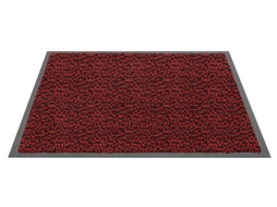 Tapete De Entrada Vermelho - Marte - 60 X 90 Cm