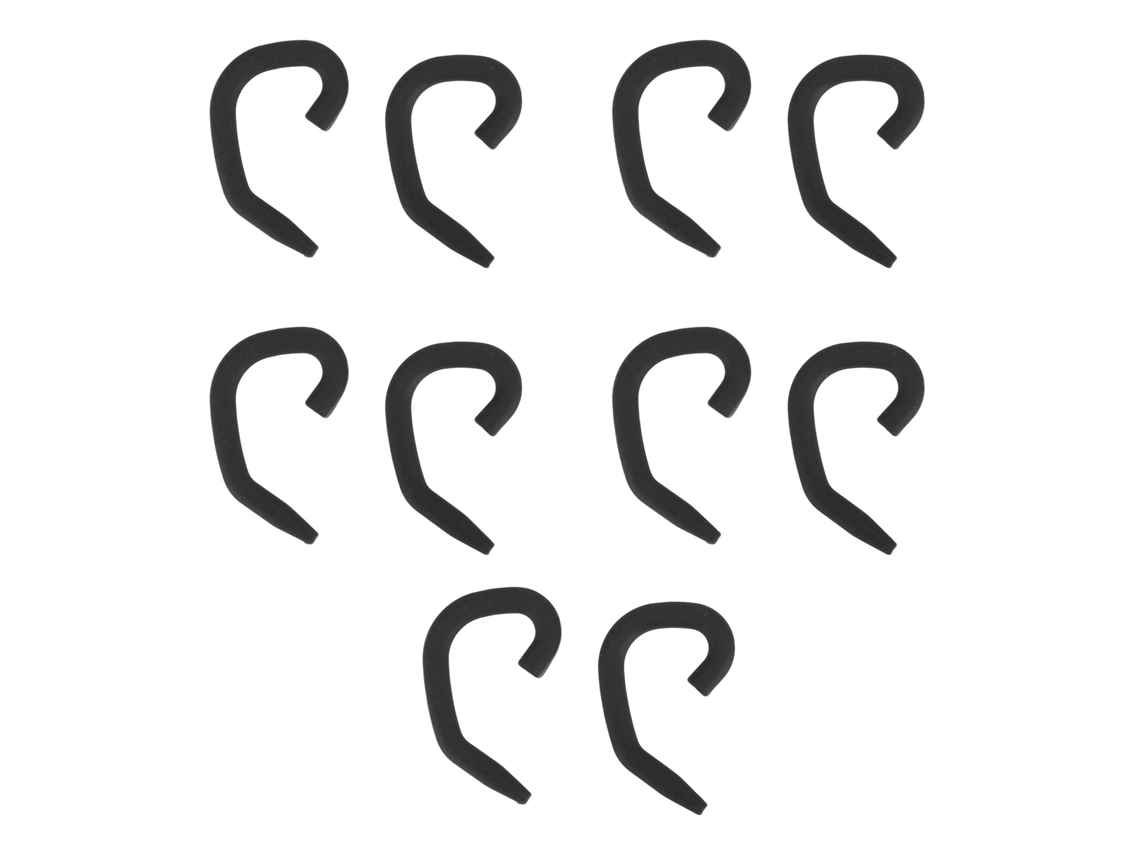 Aetheria 5 Pares Gancho Orelha Máscara Silicone Macio Reutilizável Confortável para Crianças Adultos Preto