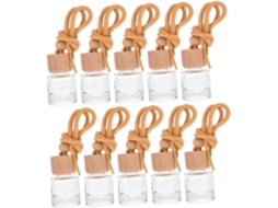 Conjunto De 10 Frascos De Vidro Vazios Para Perfume De Carro, Ideais Para Pendurar.