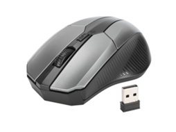 Mouse Sem Fio 2.4g Ergonomico Mini Optico para Notebook Tablet Pc Cinza 800 1600dpi