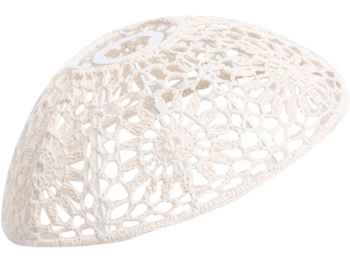 Pendente Artesanal Em Corda De Algodão Natural, E27, Diâmetro 4 Cm, Estilo Macramê Boêmio, Decoração.