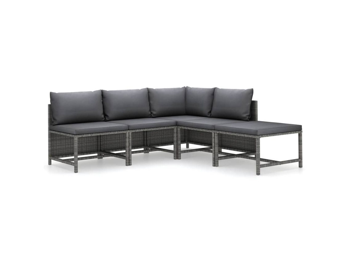 Garden Lounge Set, Garden Lounge Sets Vidaxl Cinzeto Rattan / Vime (n/a)