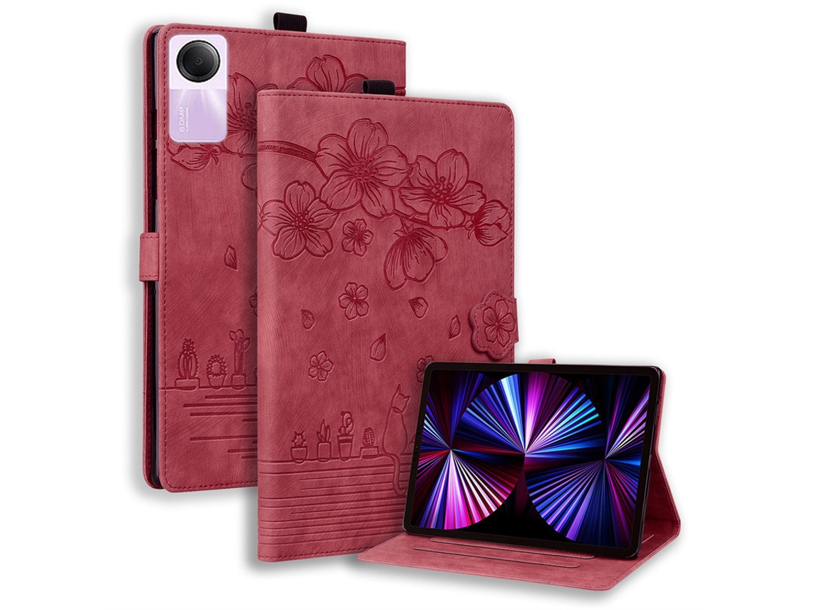 Capa Protetora Compatível Com Redmi Pad Se, Novo Tablet De 11 Polegadas De 2023.vermelho Ushion