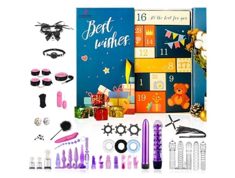 Calendário Erótico Lcc® 24 Compartimentos Ideal Para Amigos E Namoradas Presente Para A Contagem Regressiva Do Natal