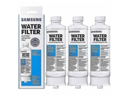 Pacote com 3 filtros de água para geladeira compatíveis com Samsung Da97 17376b e Haf qin Da97 08006c | S/MARCA