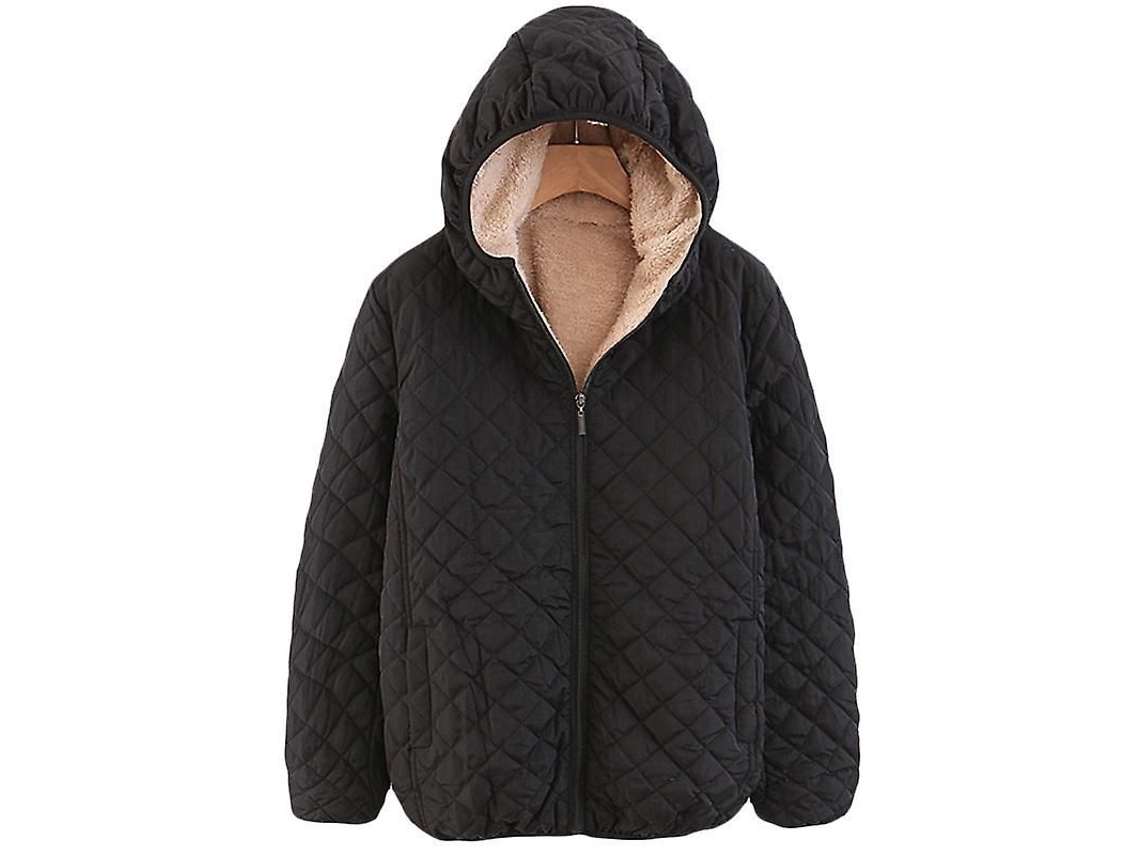 Fasst Casacos de Forro Polar com Capuz, Exteriores, Algodão S/MARCA