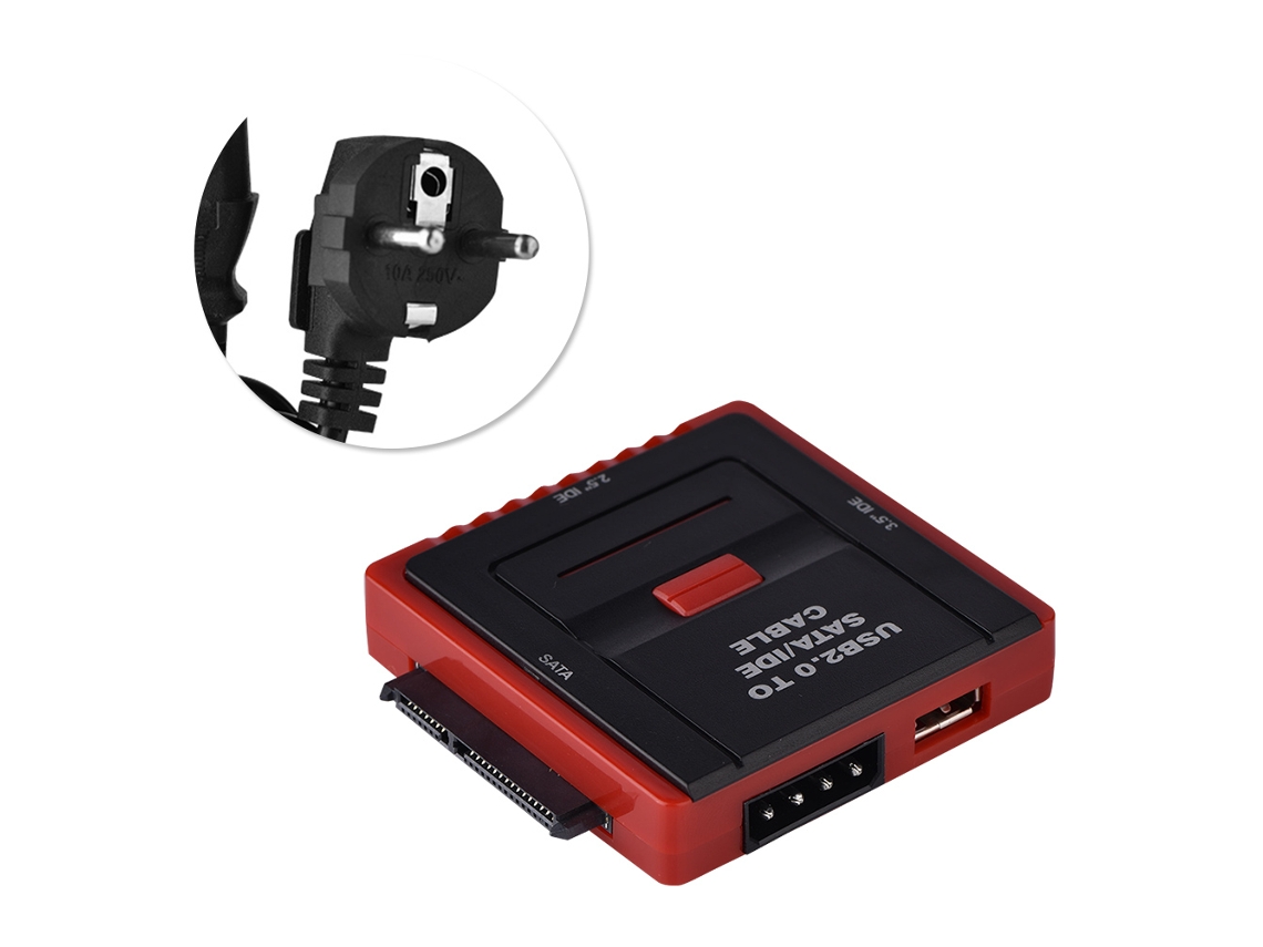 Cabo Easy Drive (ide/sata Para Usb2.0 Três-em-um Bicaudal)