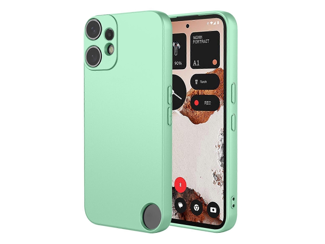 Capa Protetora Para Celular Tkdaddy For Nothing Cmf Phone 2 Pro, Tpu Macio E À Prova De Choque, Verde Matcha