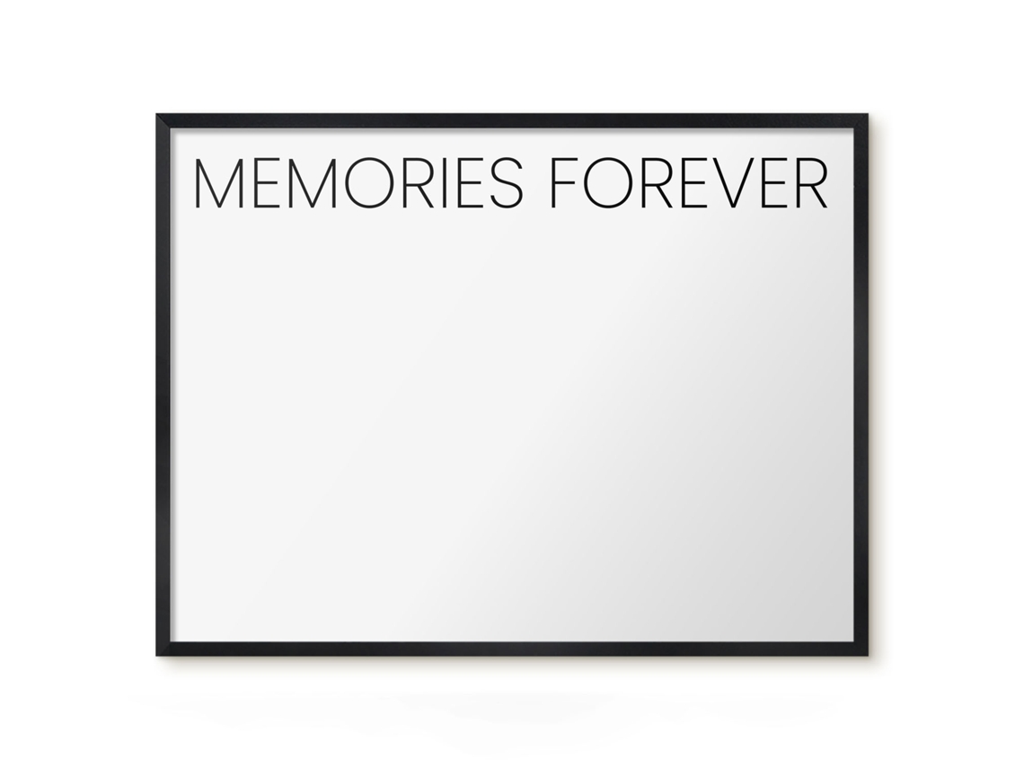 Magnetic Glass Board Memories Forever For The Hall Espelharte (80x60 Cm)