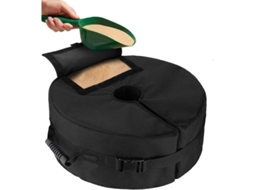 Bolsa De Arena Para Parasol Cuadrado Desmontable 600d Oxford Resistente 25kg