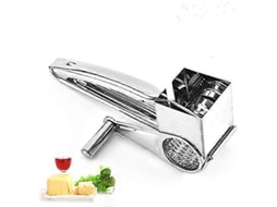 Ralador De Queijo Rotativo Em Aço Inoxidável Para Cortar Alho, Nozes, Gengibre E Cenoura. Aquaforge