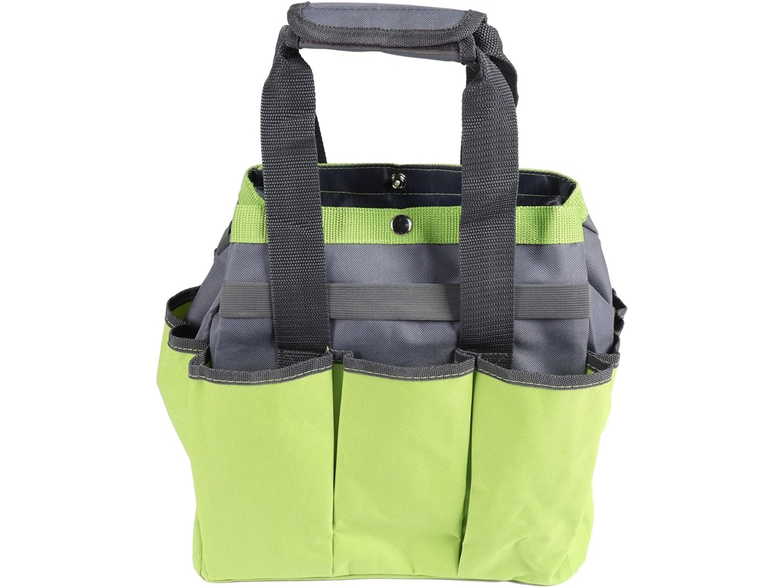 Bolsa organizadora de ferramentas de grande capacidade, kit de ferramentas de jardim portátil, organizador de jardim