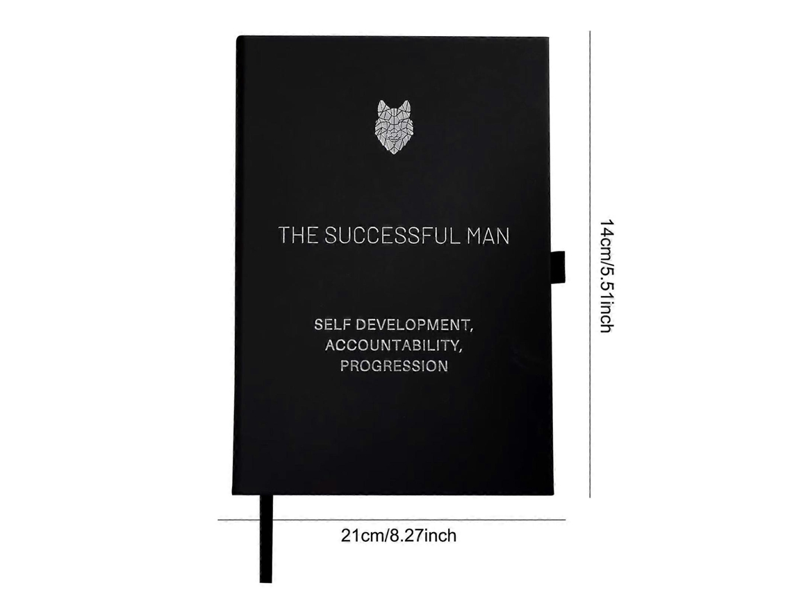 Diário Do Homem De Sucesso 2026, Planejador, Rastreador De Metas, Autoaperfeiçoamento Guiado, Caderno Motivacional Para O