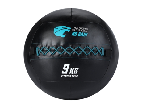 Wall Ball FITNESS TECH Preto 9Kg