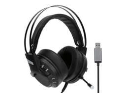 Aetheria fone de Ouvido Gamer K3 7.1 Surround Sound com Microfone Led Light Plug And Play