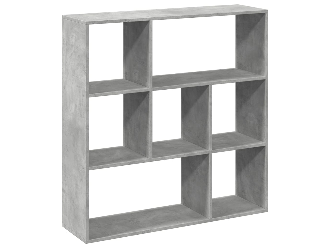 Room Divider Bookcase, Room Divider Bookcases Vidaxl Cinzeto Madeira Processada (102 X 29 X 103.5 Cm)