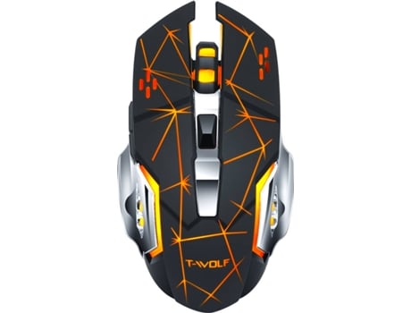 Rato Gaming T-WOLF Q13 (2.400 dpi - Preto)