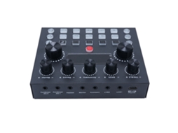 Mixer de Placa de Som LAXISCREED com Efeitos e Redução de Ruído