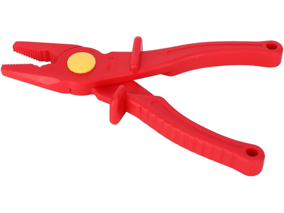 Alicate Universal Isolado Para Eletricista, Em Plástico, Com Cabo Antiderrapante, Cortador De Disjuntor 1000 V. -aquaforge