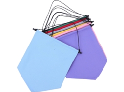 Organizador De Parede Em Lona Colorida Com 8 Peças Para Broches