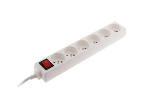Extensão Zenitech 6 Tomadas 16a 2pe Com Interruptor Branco