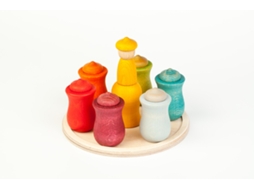Brinquedo De Madeira Grapat, Calendário Semanal 7 Luas, Educativo E Sustentável.