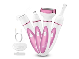 Inn Epilador 4 Em 1 Epilador Para Mulheres, Aparador Para Biquini, Rosto, Sobrancelhas, Nariz, Axilas, Usb Recarregável Com Mostrador Digital Innovtec