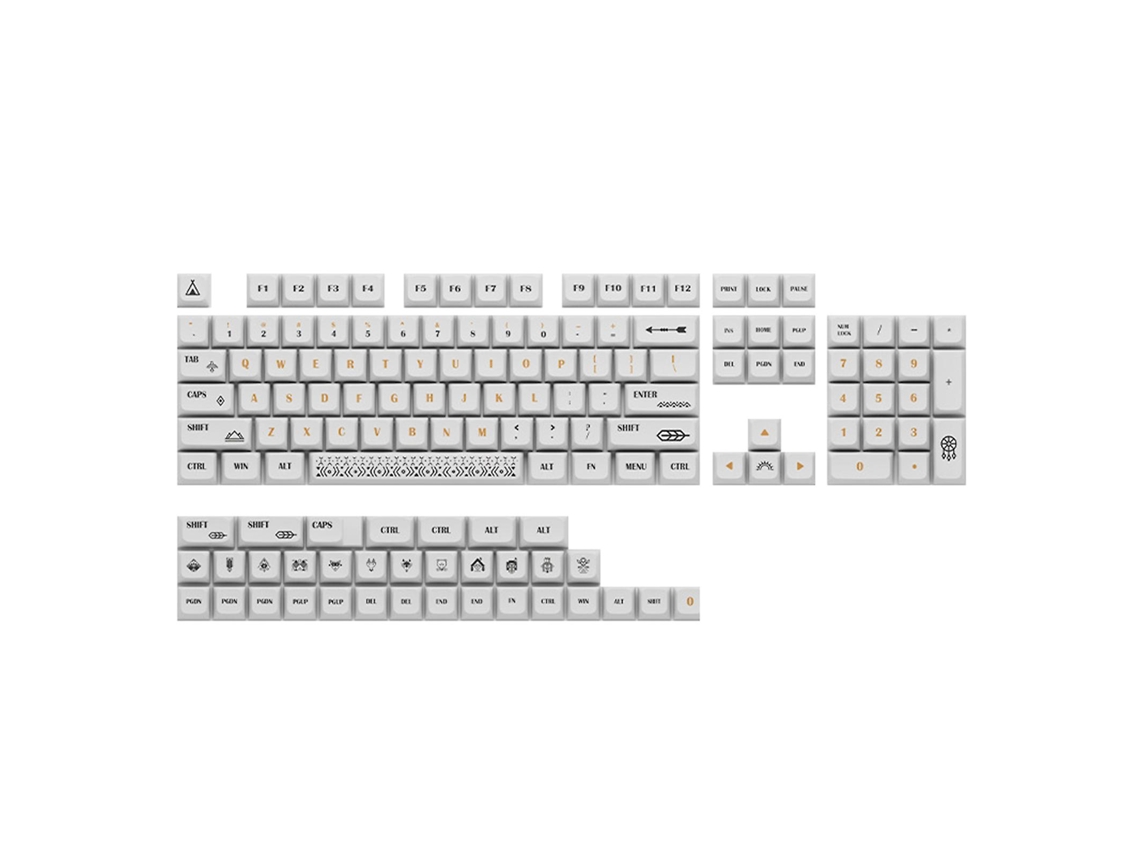 137 Para Chave Teclado Mecânico Keycap Pbt Cereja Keycaps Para Gk61/68/84/980/104