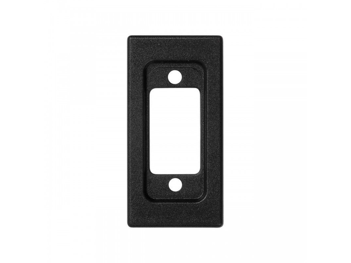 Placa K45 Para 1 Conector Sub D9 Cinza Grafite Simon K100/14