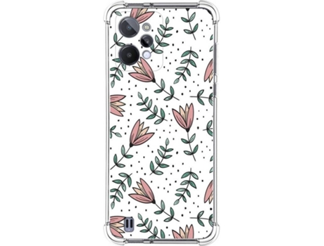 Capa para Realme C31 TUMUNDOSMARTPHONE Desenhos Anti golpes Flores 01 Multicor