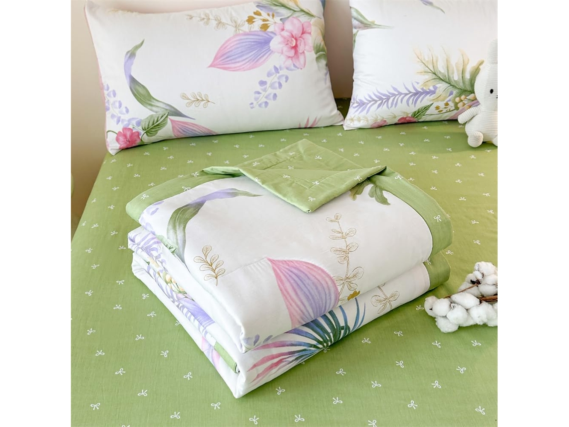 Colcha Acolchoada Fansu Capa de Cama Cobertor para Ar Condicionado Edredom Conjunto 100% Algodão Sofá Elegante