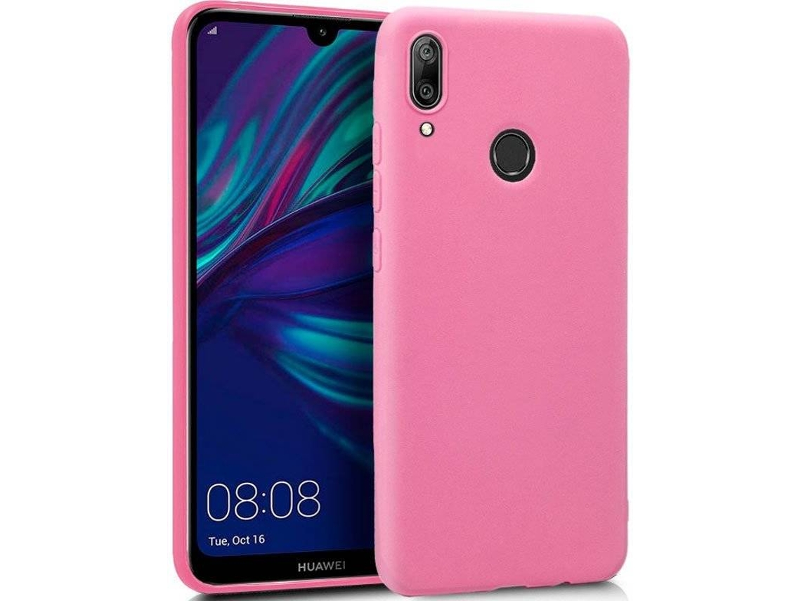 Capa Huawei Y7 2019 Silicone Rosa