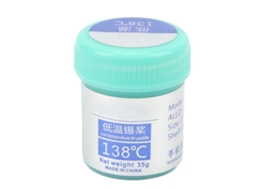 Pasta De Estaño De Baja Temperatura Para Soldadura Smd Chip Bga Reparación Electrónica