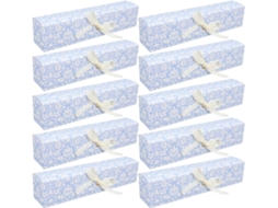 Aboofan Conjunto De 10-caixas Papel Para Embalagem Chocolates, Ideais Para Chás De Bebê, Eventos Especiais E Festas De