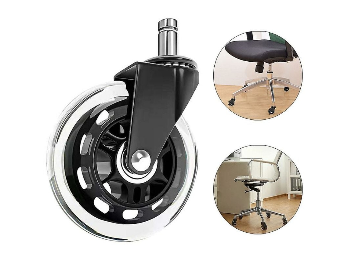 Rodízios De Substituição Para Cadeira De Escritório Flkwoh, Com Rotação De 360 Ââgraus E Funcionamento Silencioso. Aquaforge