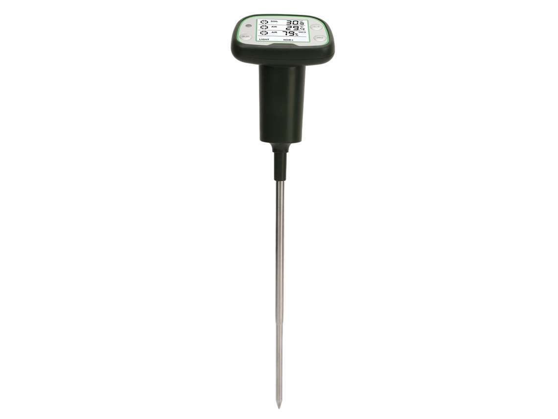 Detector de Solo 4 em 1 com Tela Digital para Jardim e Agricultura