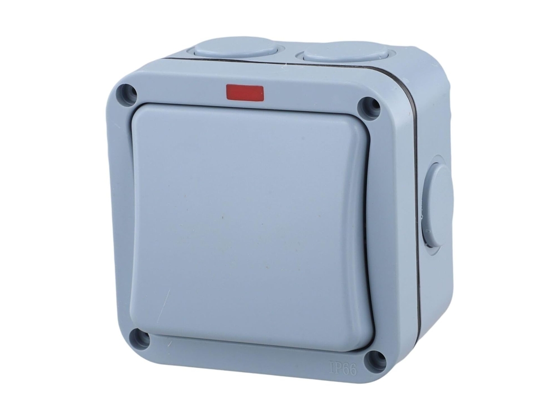 20a, 88x 88mm, Abs, Ip66, À Prova D Água, 1 Faixa, Interruptor Externo, Caixa De Junção Resistente Às Intempéries