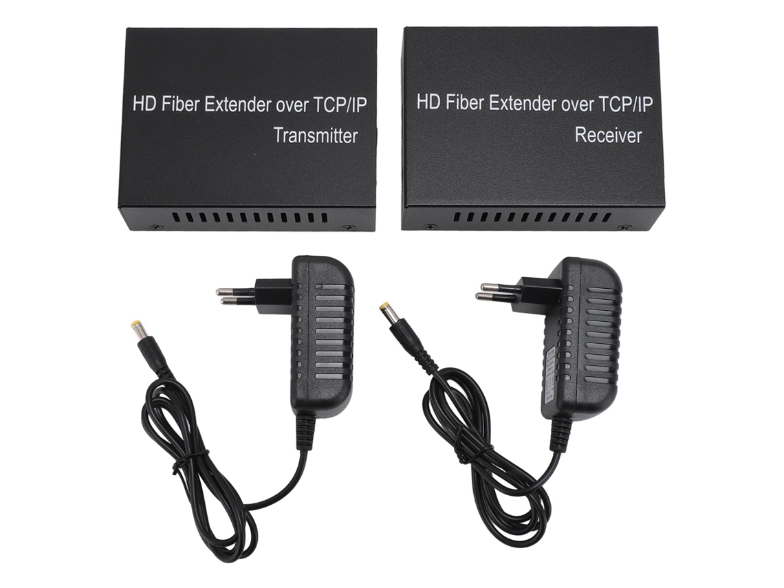 Extensor de Fibra Kvm EOOCOO (transmissão 20km 1080p Hd)