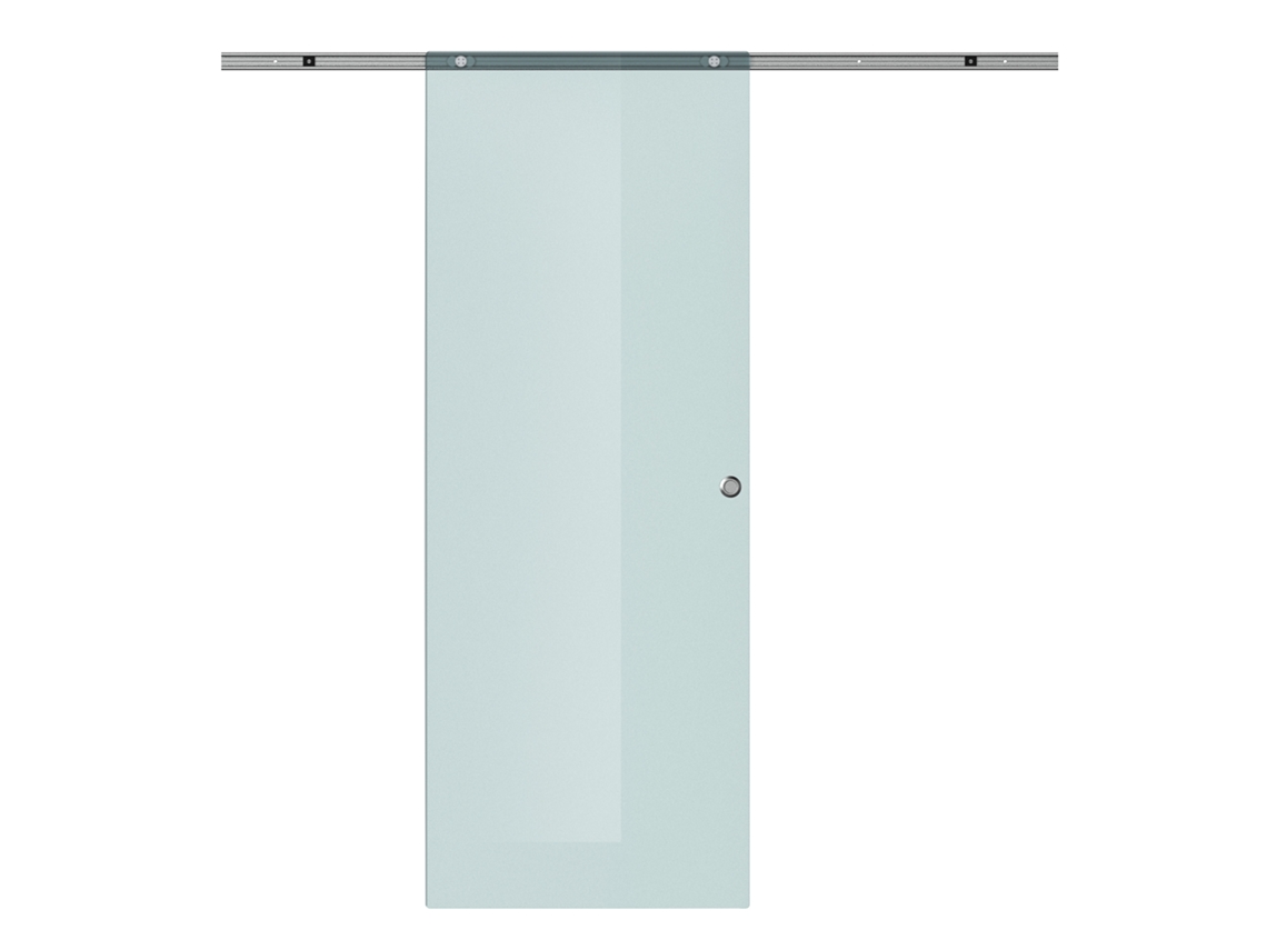 Porta De Correr De Vidro Fosco Para Quarto, 775/900/1025x2050 Mm.