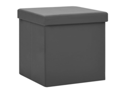 Storage Stool, Storage Stools Vidaxl Cinzeto Pvc (n/a)