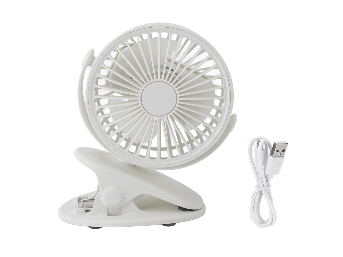 Ventilador Usb Portátil com 3 Velocidades, Rotação de 360°, Silencioso e Carregamento Usb para Escritório e Camping LAXISCREED