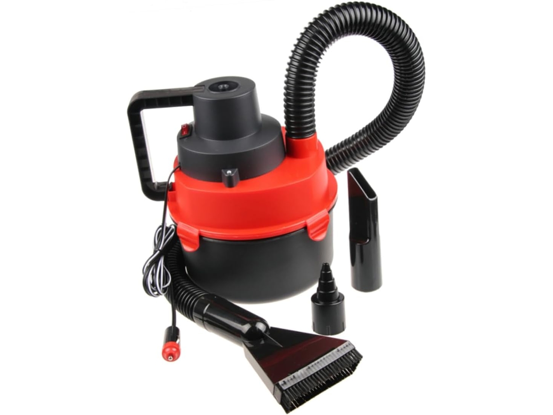 Aspirador De Pó Portátil Amosfun Para Carro Com Lanterna, Ideal Para Aspirar Migalhas, Cabelos E Para Limpeza A Seco