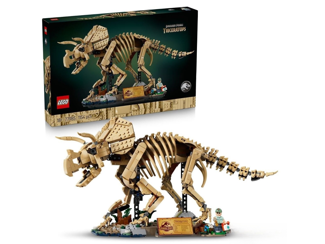 Lego Jurassic World 77985 Fósseis De Dinossauros: Triceratops 77985
