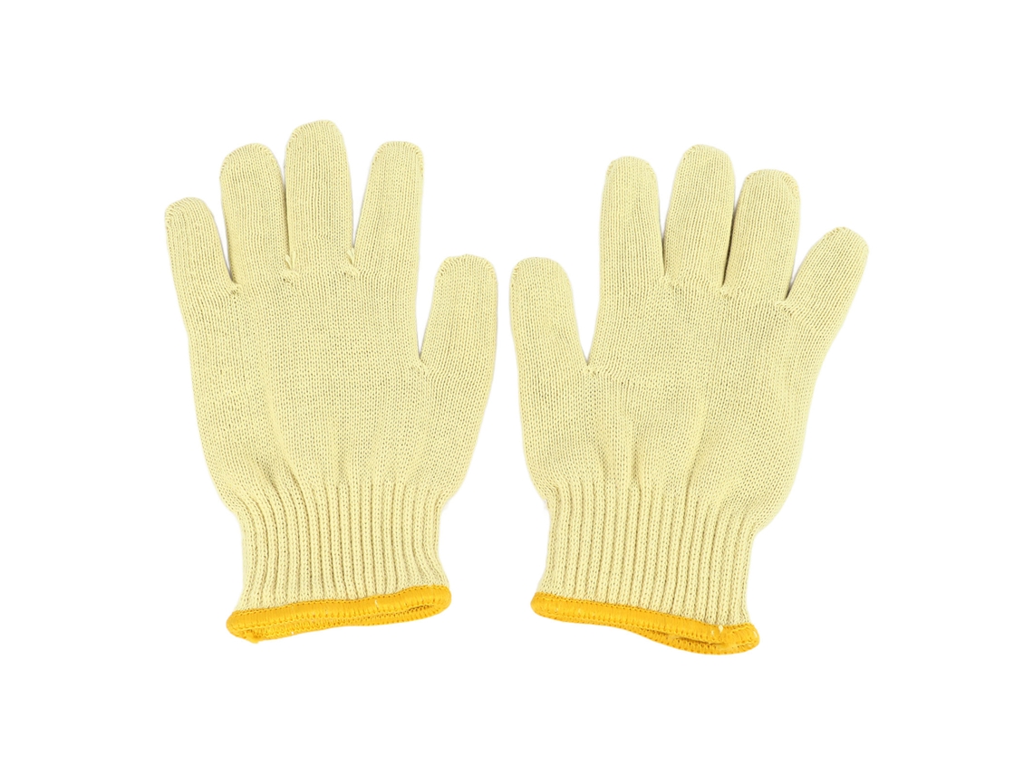 Luvas De Forno De Fibra Aramida 300℃ Resistente Ao Calor Duas Camadas 24cm