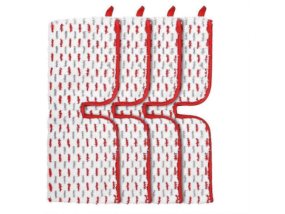 4 Panos De Mop Microfibra Reutilizáveis Dupla Face Para Vileda Promist Max